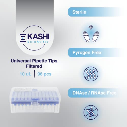 Pipette Tips 10Ul Filter - Universal Lab Pipette Tips - Sterile Pipette Tips 10 Ul - Tips For Pipette - Dnase/Rnase/Pyrogen Free, Low Binding, 10 Racks Of 96 Tips #TOP1
