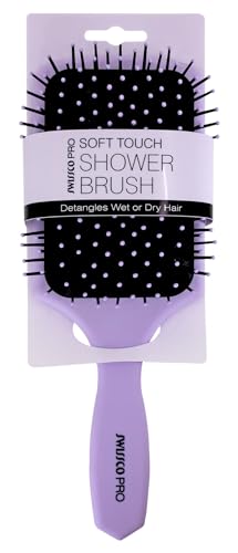 Brosse à cheveux Swissco Pro lavande violet pâle, l'excellence du design plat