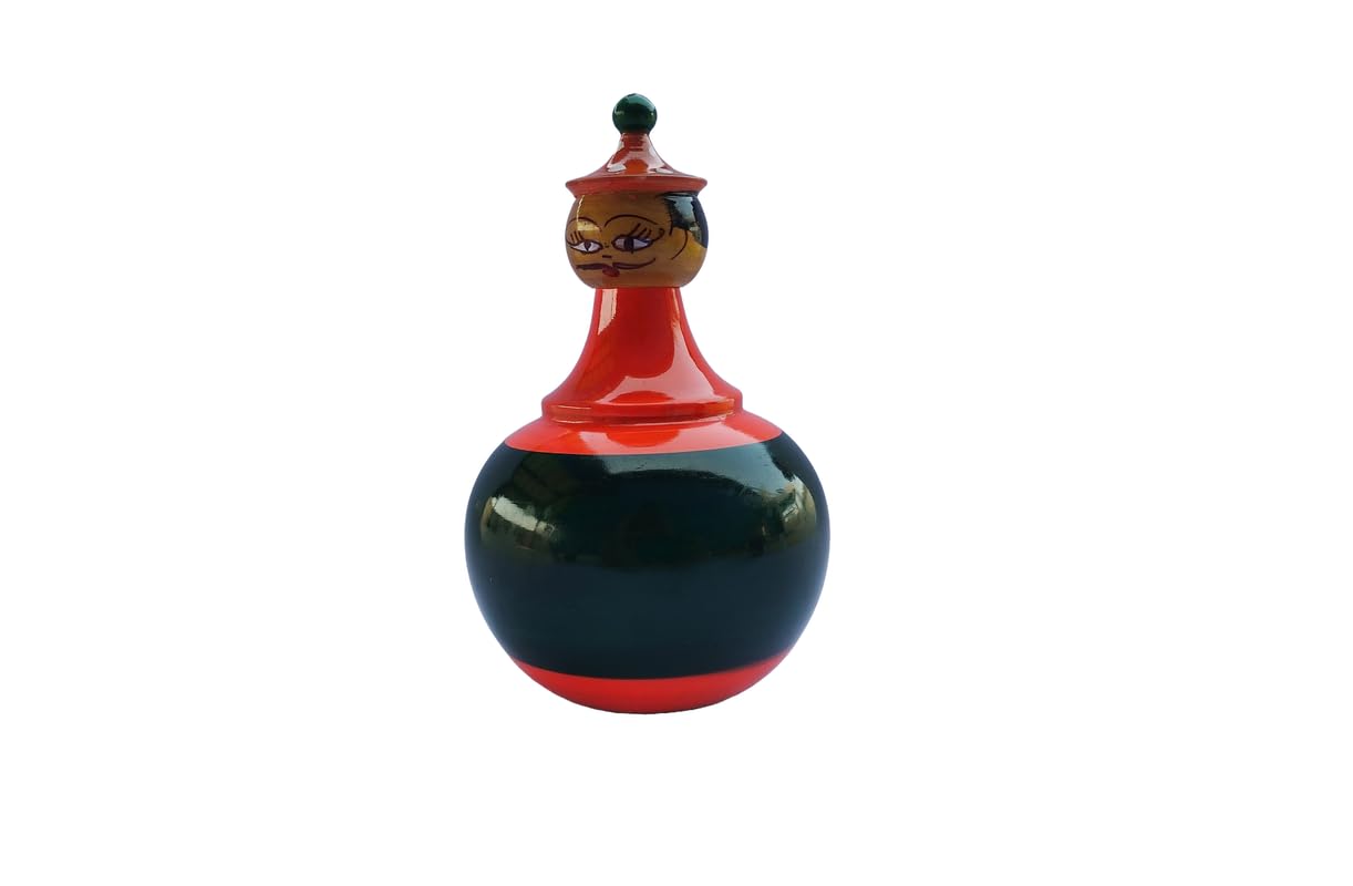 Quolitoi Natural Wooden Non Toxic Colorful Magic Doll Toy for Your Kids - Rotate & Enjoy The Scene | GI Tagged from Channapatna (B0DDHMJH7R) Amazon Price History, Amazon Price Tracker
