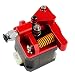 3DMAN Dual Gear Extruder, MK8 Extruder Drive Feed for Creality Ender3 CR10 CR10 Pro CR10S Tornado Upgraded Aluminum Drive Feed
