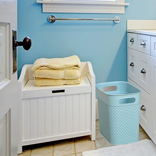 QPB-Plastic-Small-Trash-Can-Wastebasket-Slim-Garbage-Can-with-Built-in-Handles-Narrow-Trash-Bin-for-Bathroom-Laundry-Home-OfficeCream