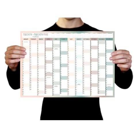 A3 2025 Wall Planner for Yearly Planning Cover