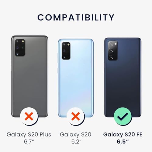 Étui portefeuille Samsung S20 FE pour protéger écran et cartes - 2