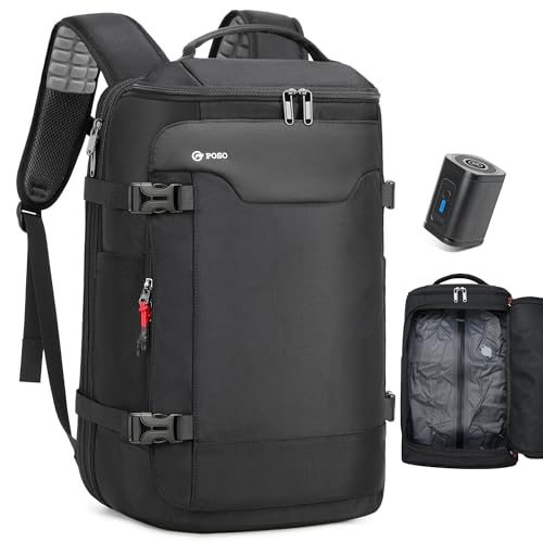 ビジネス旅行用バックパック、拡張ショルダーバッグ、多機能ウェット