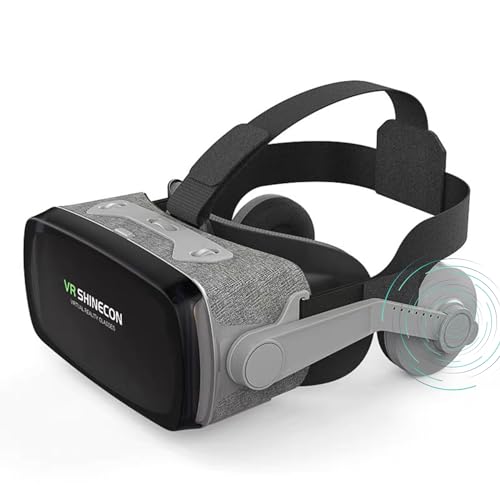 Visore VR per realtà Virtuale Universale per Smartphone Android, Schermo da 3,5-7 Pollici, Casco per Occhiali 3D con Lenti Anti Blu, Occhiali VR per per IOS per Android