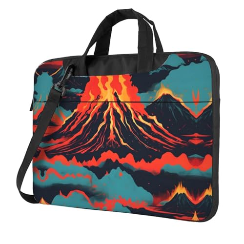 Housse pour ordinateur portable 13 14 15.6 pouces volcan avec poignée homme femme