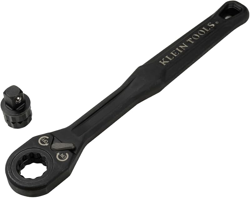65408ADP KNECT (M) Juego de adaptador de trinquete pasante y dado de 3/8 pulgadas, llave de 90 dientes para varillas roscadas extendidas, agarre compacto y cómodo, compatibilidad con dados tradicionales