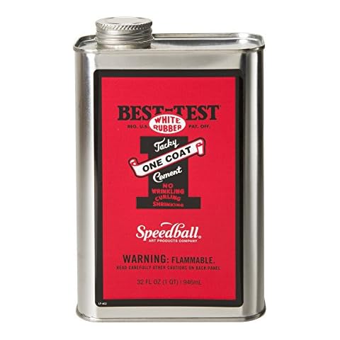 Best-Test One Coat Rubber Cement 32 oz Cover
