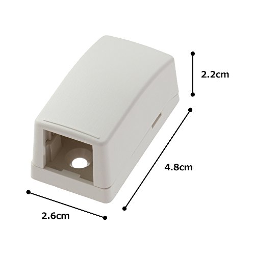 Panduit CBX1IW-A caja para conector de red blanca que evita romper paredes 3