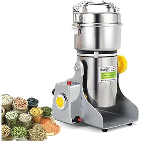 Electric Grain Grinder - Electric Mill Spice Grinder 1500W Mill Powder Machine Commercial Grinder Coffee Grinder Dry Feed Mill for Kitchen Herb Spice Pepper Coffee Corn Cover