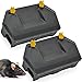 Rat Bait Station 2 Pack - Rodent Bait Station with Key Eliminates Rats Fast. Keeps Children and Pets Safe (2 Pack) (Bait not Included)