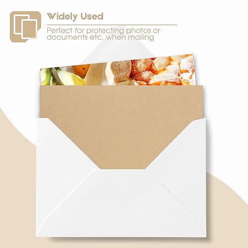 Image of Golden State Art 10 Pack 8x10 Corrugated Cardboard Sheets 1 /8 inch Flat Inserts | Flat Layer Pads, Corrugated Card Board Inserts For Packing, Mailing or DIY Art Crafts, Box Dividers (Brown)