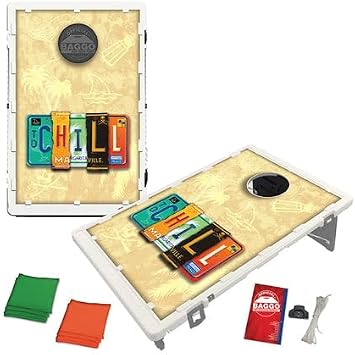 Margaritaville License to Chill 2x3 Bean Bag Toss Portable Baggo Cornhole Game