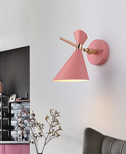 Lampe murale LED moderne rose JCAKES éclairage pour chambre à coucher