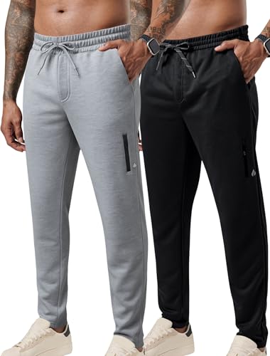 Liberty Pro 2 Pack Men’s Midweight Jogger Sweatpants...