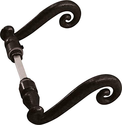 Béquille double fer forgé DT2000 - Noir