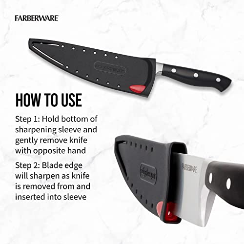 Farberware 5173577 Edgekeeper 8-Inch Forged Triple Riveted Chef Knife thumb #3