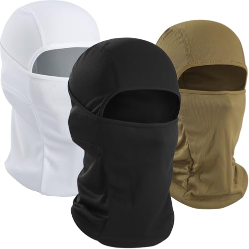 Image of WTACTFUL Summer Balaclava Face Mask Men, UPF50+ Breathable Sun Protection
