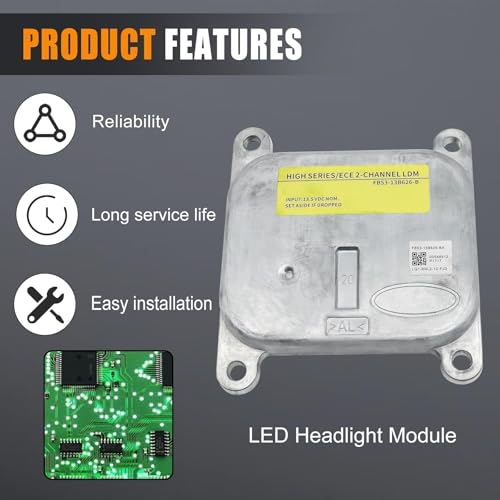 Módulo de Control LED para Faros Compatible Ford Explorer 2016-2019 miniatura 3