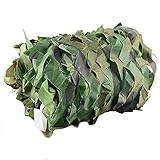 Ausgezeichnete Tarnung --- Tarnung Militärnetz bietet maximale Verschleierung und hilft, Ihre Position zu verbergen. Es fügt sich gut in das umliegende Gelände ein und verschleiert alles, was sich hinter dem Tarnnetz befindet. Sie können problemlos Visiere oder Zielfernrohre verwenden, während Sie durch das Netz schauen und die Verschleierung beibehalten.