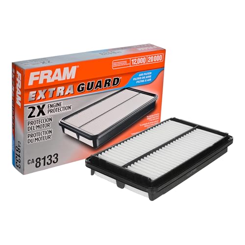 FRAM Extra Guard CA8133 Replacement Engine Air Filter for Select 1998-2002 Honda Accord (2.3L), Provides Up to 12 Months or 12,000 Miles Filter Protection
