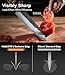 FAMCÜTE 8 Inch Japanese Knife, Hand Forged 5 Layers High Carbon 9CR18MOV Steel Rosewood Handle Chef Knife, Ultra Sharp Durable Professional Kitchen Knife, A Thoughtful Birthday Gifts for Mom/Dad