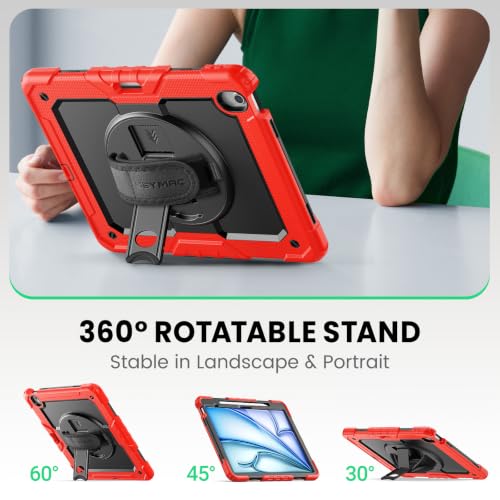 Image of SEYMAC Case for iPad Air 13 Inch M4 /M3 /M2 (2026 /2025 /2024), Red