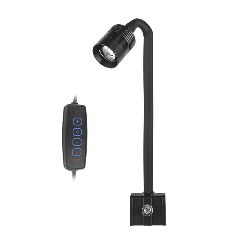 zeroupshop LED Aquarium Light for MINI Clip On Fish Tank Lamp USB DC5V 3W Adjustable Beam Angle Brightness Control Aluminum Alloy for 20-40cm Tank(BT-Q3)