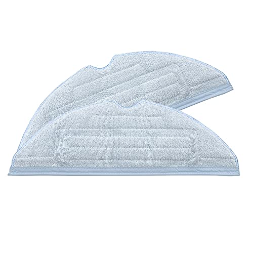 Image of HUAYUWA Replacement Microfiber Mop Cloth Cleaning Pads Fits for Roborock T7S T7S Plus S7 Vacuum Cleaner Accessories (2 Pack)