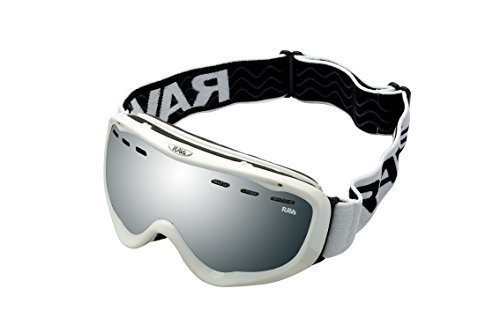 Lunettes de neige blanches miroir argent pour vos sorties freeride