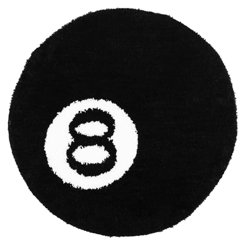Fyeme Matta rund, 8 bollar, matta, mikrofiber, biljardmatta, dörr...