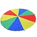 Sonyabecca Parachute for kids 6' With 9 Handles Game Toy for Kids Play