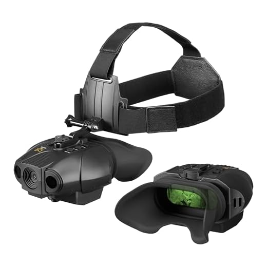 Nightfox Swift 2 Pro Occhiali Visione Notturna | Montaggio sulla Testa | Ingrandimento 1x | 1080P HD | Ricaricabile USB | Binocolo Visione Notturna Digitale a Infrarossi