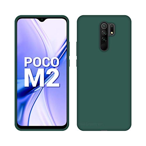 Image of Case Creation Luxurious OG Series for Xiaomi Redmi 9 Prime Case Cover,Anti-Dirty Slim Case Frosted Matte Cute Candy TPU Raised Bezel (Splash of Color) Back Cover for Redmi 9 Prime -Lake Green