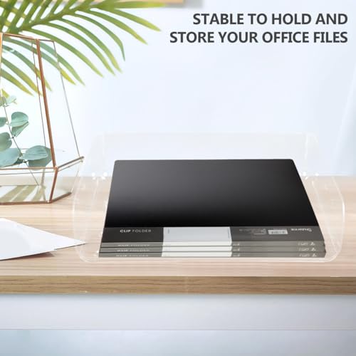 Plateau de rangement empilable pour documents de bureau et support de papier A4 - 7