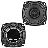 Suuonee Car Coaxial Speakers 4in 300W 12V Universal Fit Auto Audio HiFi Loudspeaker for Enhanced in-Car Music Experience