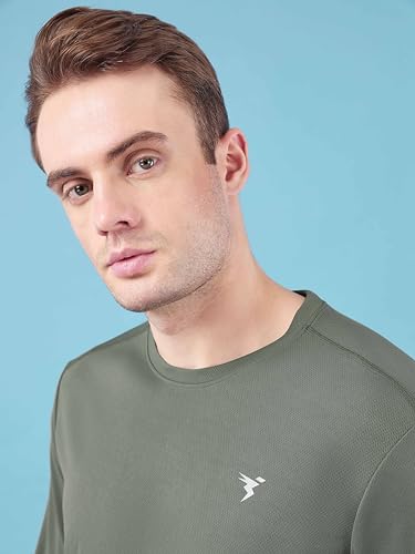 Image of TECHNOSPORT Men's Slim Fit T-Shirt - (MTOR17) Pack of 1