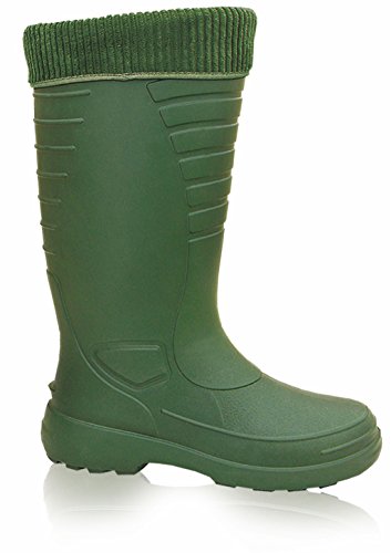 LEMIGO Greenlander 862 Green - Botas de goma para pesca (verde, 39 EU)