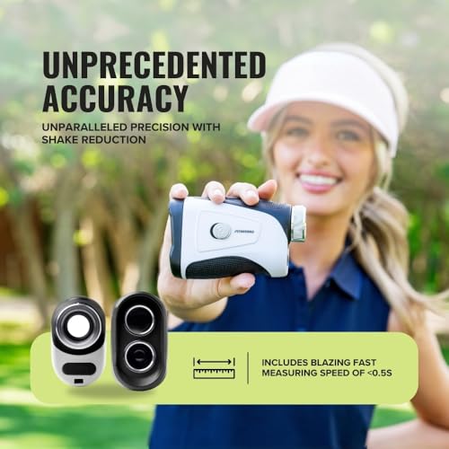 Image of Pro Tour Golf Rangefinder with Slope - Range Finder Golf with Ultra-Strength Magnet - Laser Rangefinder with Slope Technology & Flag Pole Lock Vibration - Golf Range Finder