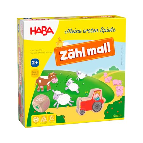 HABA Meine ersten Spiele Zähl mal! – Tierisches Zählspiel für Kinder...