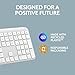 Logitech Signature Slim K950 Wireless Keyboard, Sleek Design, Switch Typing Between Devices, Quiet Typing, Bluetooth, Multi-OS, Windows, Mac, Chrome - Off-White