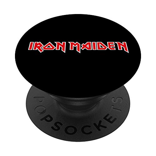 Iron Maiden - Classic Logo PopSockets PopGrip - Support et Grip pour Smartphone/Tablette avec un Top Interchangeable Cover