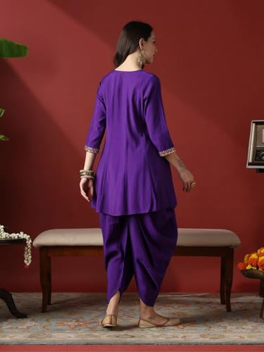 Image of Globus Women Co-ord Set (8909389016720 Purple S)