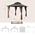 Yardsight Hardtop Gazebo 10' x 10', Outdoor Aluminum Frame Galvanized Steel Double Roof Pavilion with Netting and Shaded Curtains, Permanent Metal Pergolas for Patio, Backyard, Deck and Lawns.