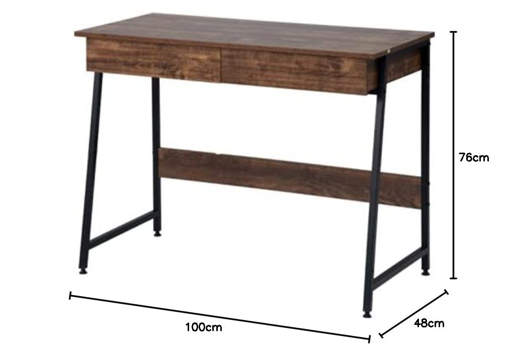 Amazon | パソコンデスク 引き出し付き 幅100*奥48 ゲーミングデスク