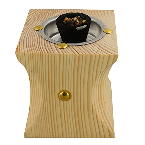 Image of Amazing Look Incense Stick Holder with Drawer Wooden Handmade Dhoop Batti Stand