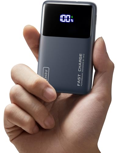 INIU Power Bank, Slimmest 10000mAh 45W PD Fast Charging Portable Charger