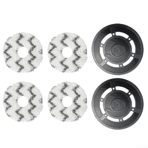 Upluxmira Soporte de paño de fregona piezas de repuesto X1, X1, X1 Turbo Robot aspiradoras, 2 soportes para toallitas y 4 almohadillas para fregona, kit de accesorios de limpieza
