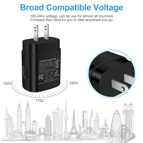 Samsung 25W USB C Fast Charging Block Type C Wall Plug Charging Brick for Samsung Galaxy S24 FE/S24/S24 Ultra/S24 Plus/S23 FE/S22/S21 FE/Watch 7 6/A35/A15/A25/A14/A13/A03s,iPhone 16 15,Google Pixel 8a