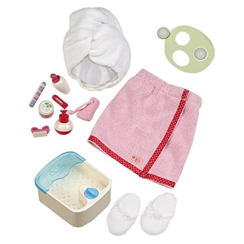 Our Generation by Battat- Sp-Aaaah Day Set- Toys, Doll Clothes & Accessories for 18" Dolls- Ages 3 Years & Up, Brown/A Cover